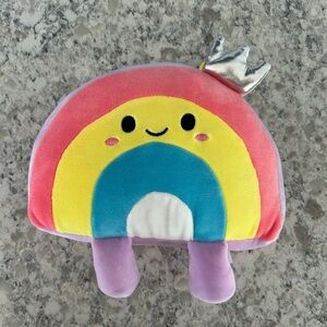 NWT Smoochy Pals Rainbow Plush Toy with Crown